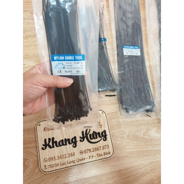 Bịch dây rút nhựa 10cm , 15cm, 20cm, 25cm
