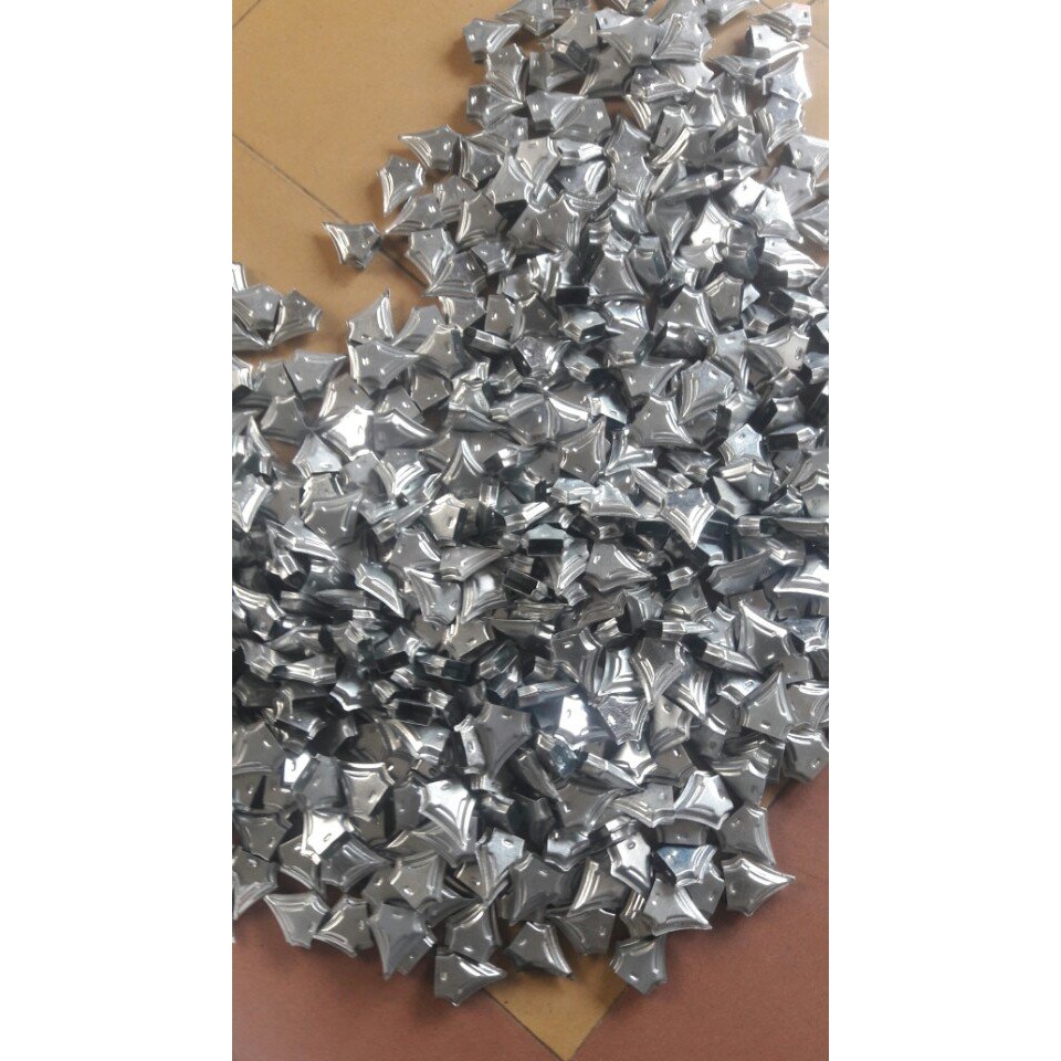 Bộ 50 chiếc nắp chụp đầu sắt hộp hàng rào cửa cổng 25X50