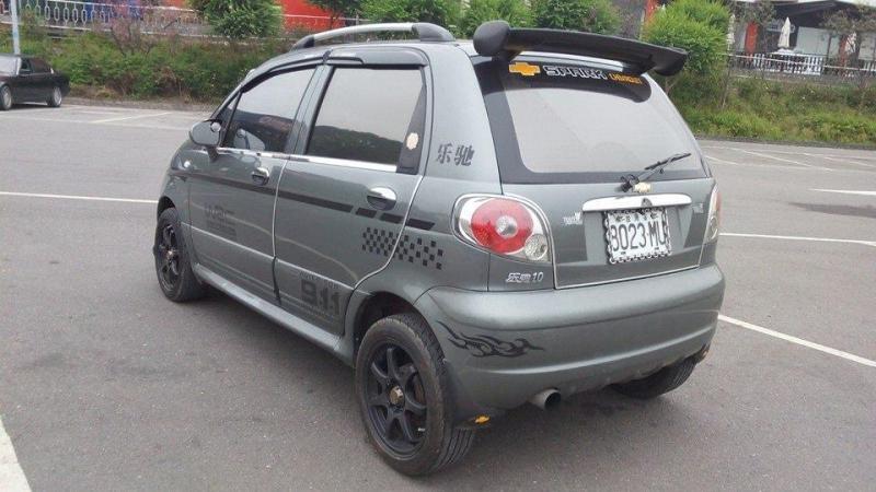 Tem Dán Xe Matiz Spark Xám Sport 911