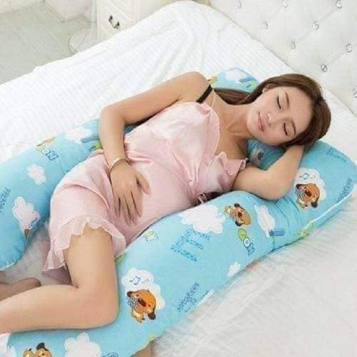 Gối ôm chữ U bà bầu