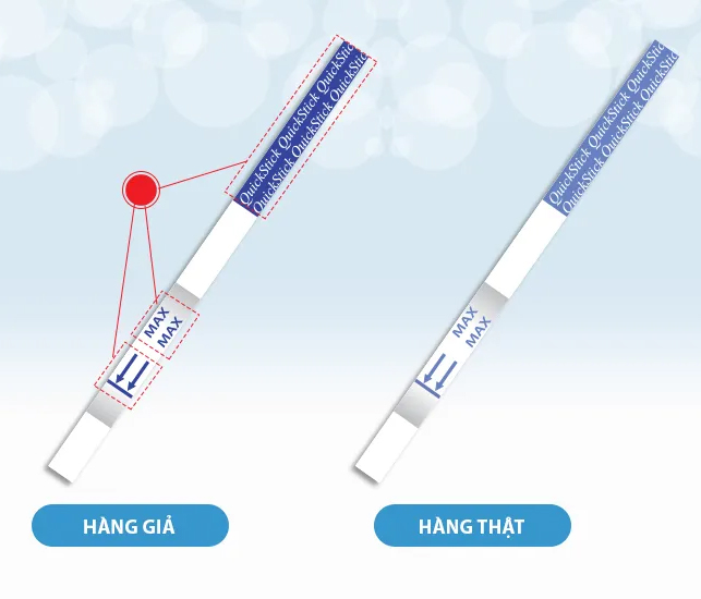 [HCM] [CHÍNH HÃNG] Que thử thai Quickstick HCG Pregnancy Test (Nhập khẩu Mỹ) - Dụng cụ test phát hiện thai sớm, chính xác