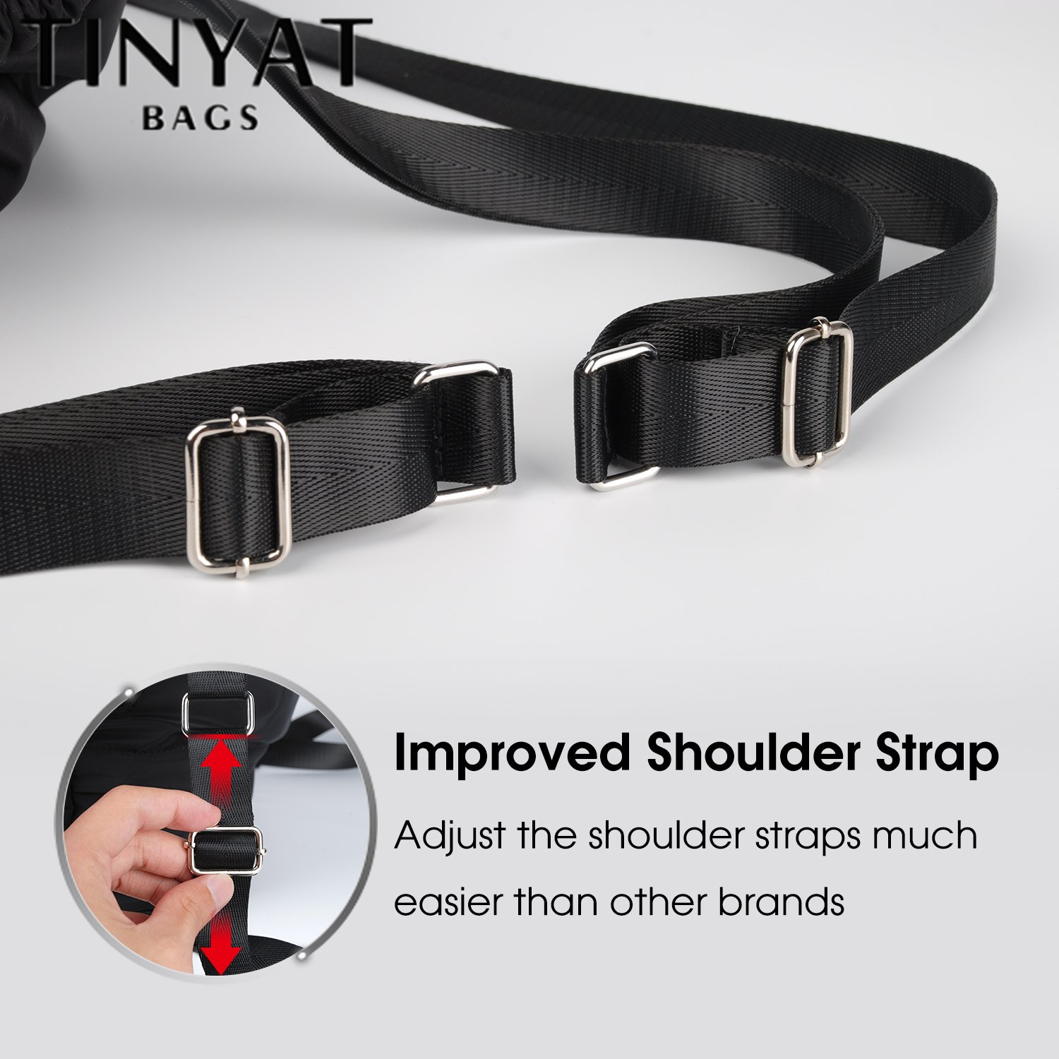 TINYAT Dây Rút Ba Lô Túi Gym Thể Thao Dành Cho Nữ