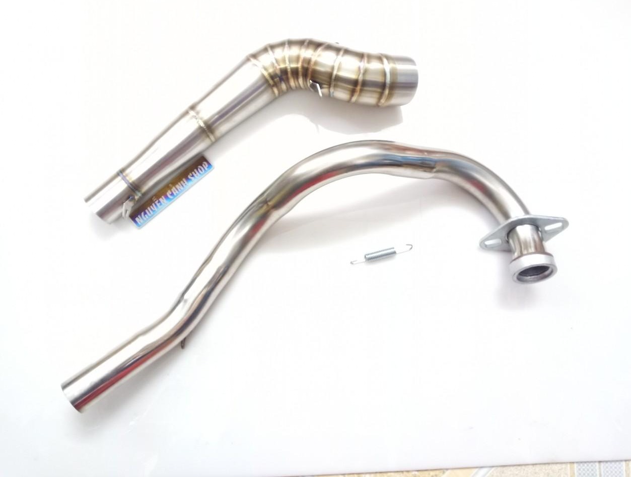 cổ pô xe exciter 150 gắn lon mẫu STB