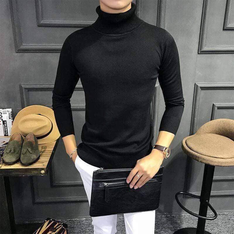 Áo len nam cổ lọ / Áo thun nam cổ lọ