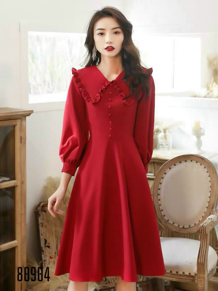 Đầm umi cổ vạt siêu sang cho các nàng đi chơi dự tiệc th