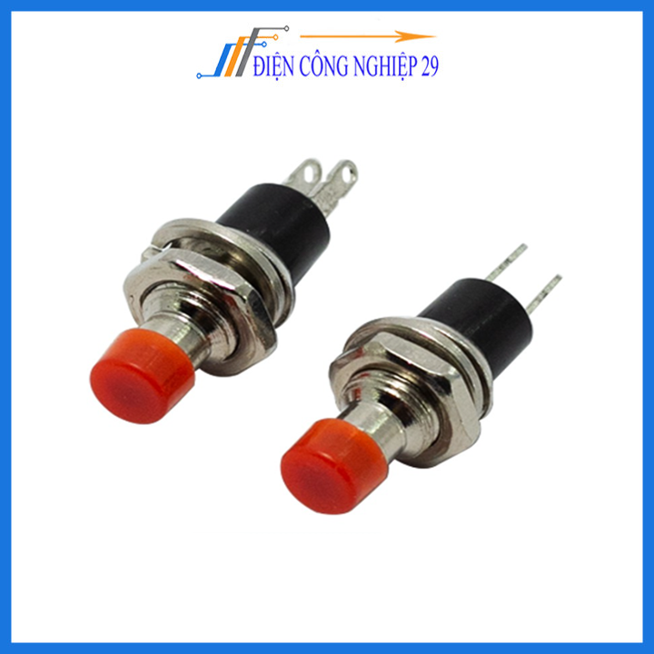 Nút Nhấn Reset, Nút Đề Sắt Nhỏ 6mm 2 Chân Cao Cấp - 1 Nút