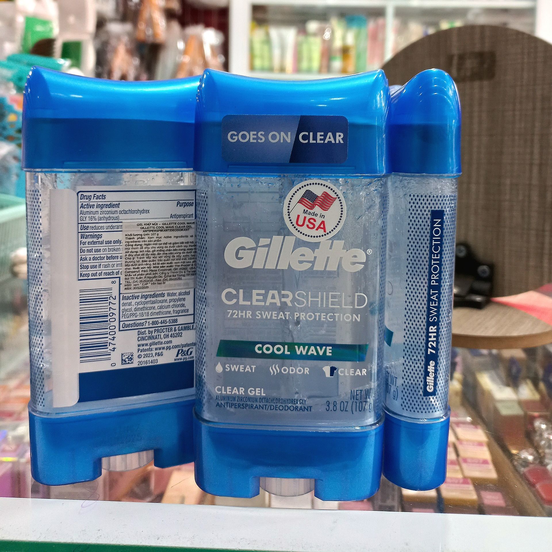 Lăn Khử Mùi Gillette Cool Wave Clear Gel