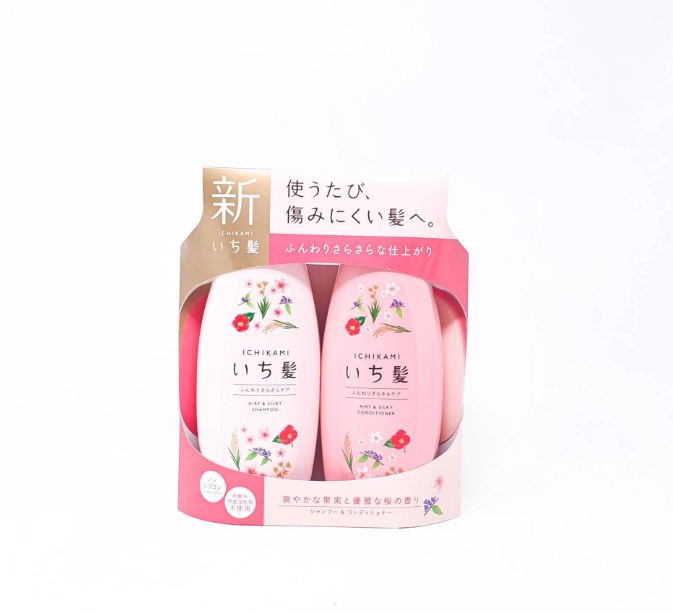 Gội xả Ichikami set 2 mẫu mới 2020 (3 loại) Nhật Bản