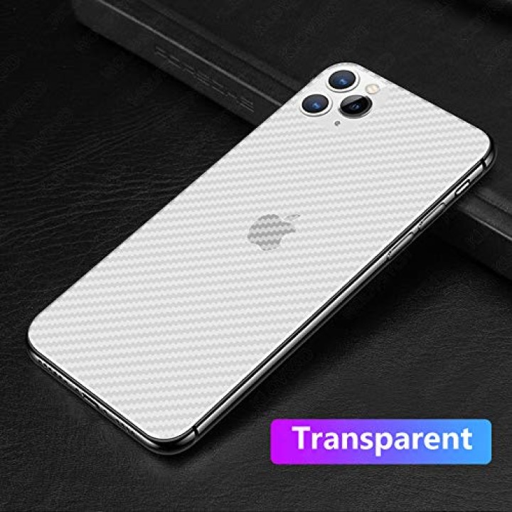Miếng Dán Mặt Lưng Chống Trầy iPhone 11 Pro Max, 11, 11 Pro Vân Carbon