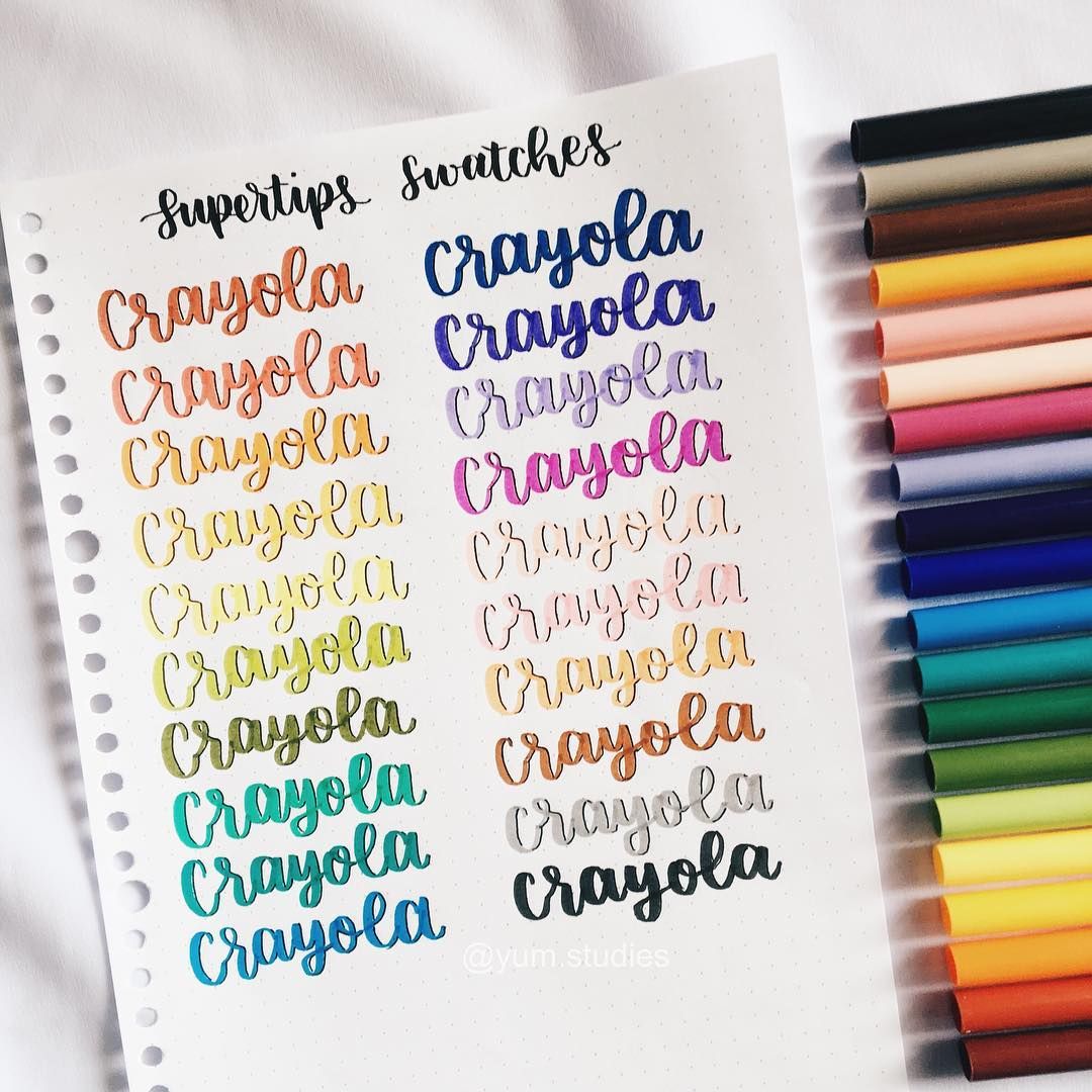 Bút marker Crayola Super tips ( bút lẻ)