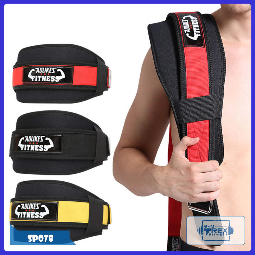 Đai lưng tập gym Aolikes Gym Trex SP078 - Đai hỗ trợ squat, tập chân, mông
