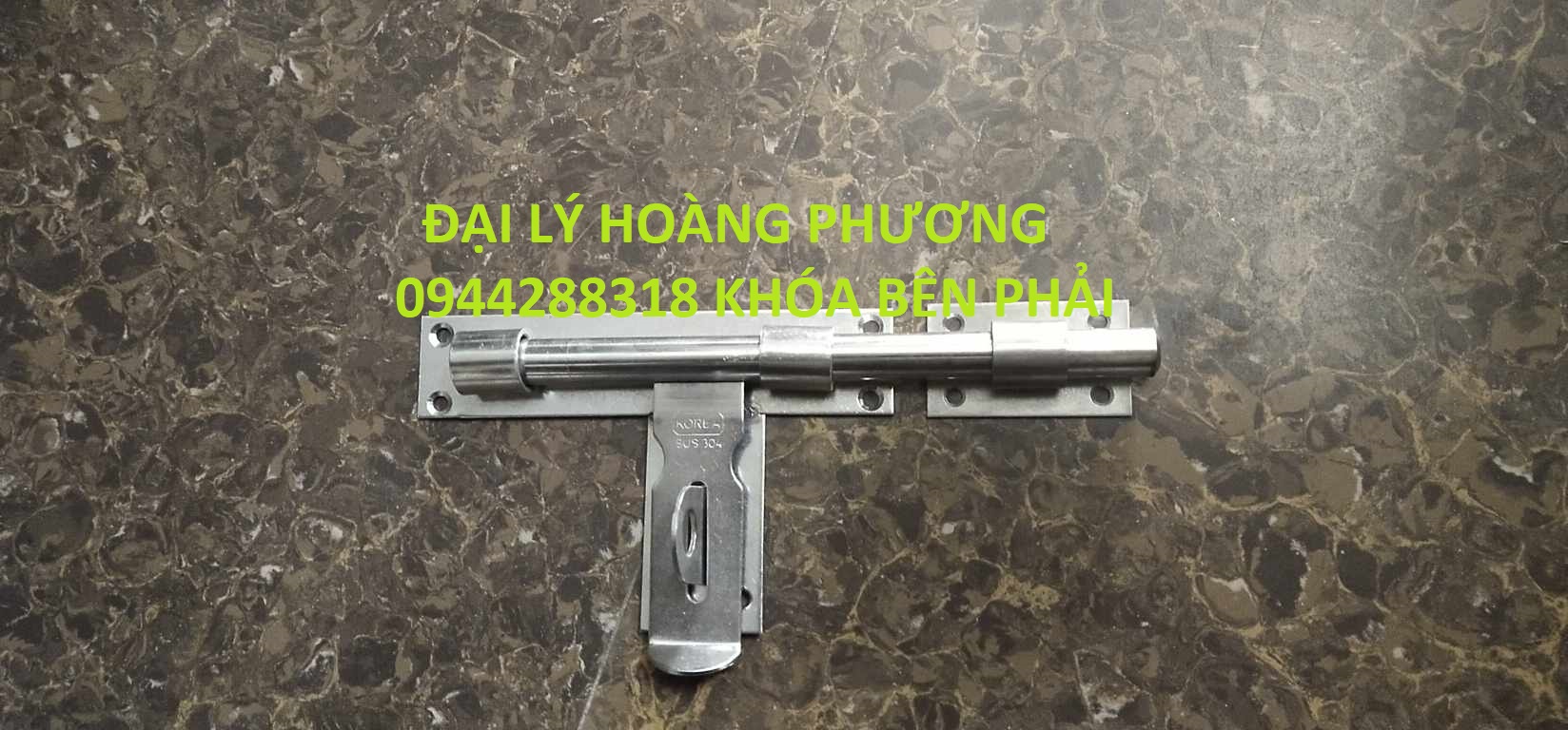 chốt cổng ngang inox , khóa cửa ngang inox phi 12