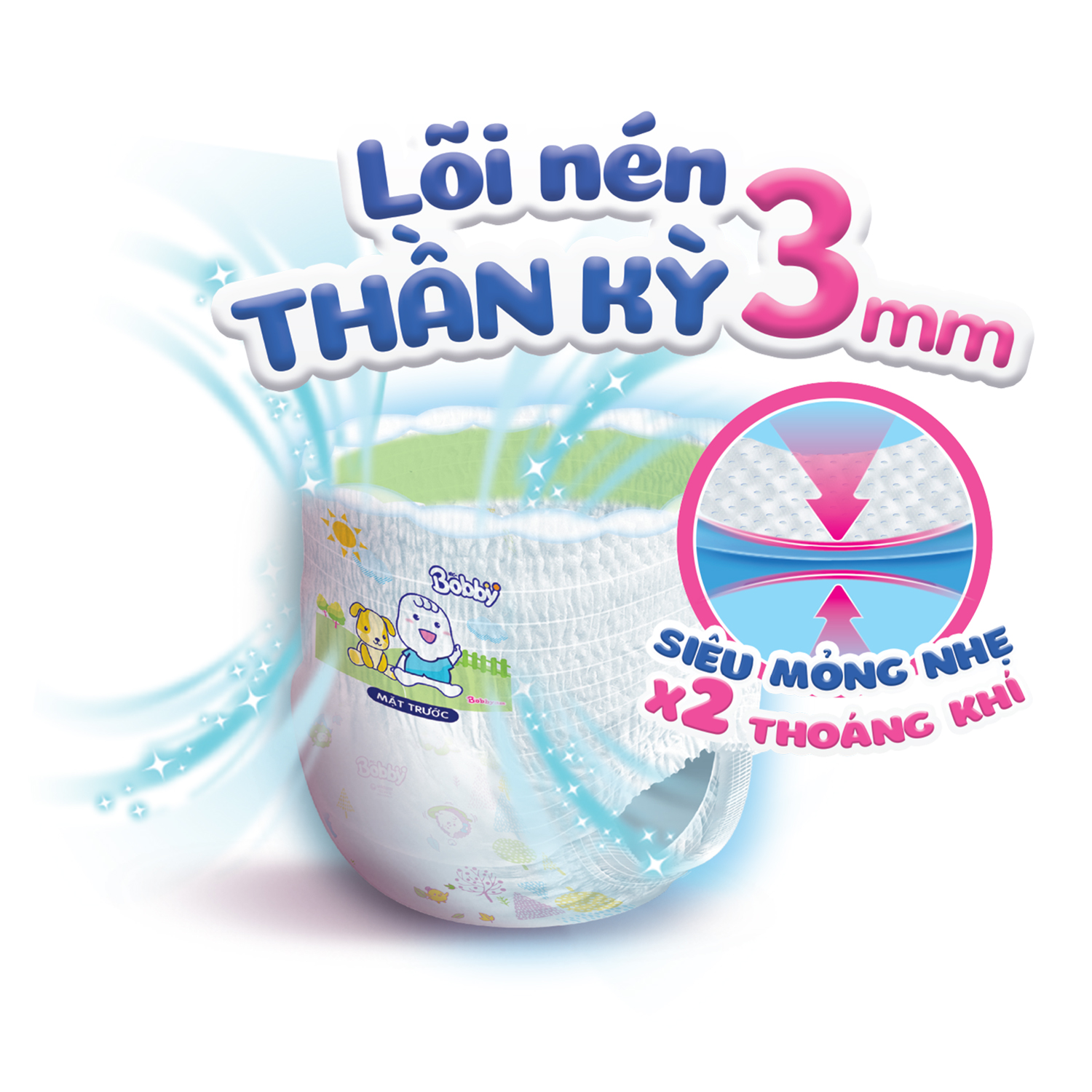 Tã Dán BOBBY S54 (4-8kg) - HSD luôn mới