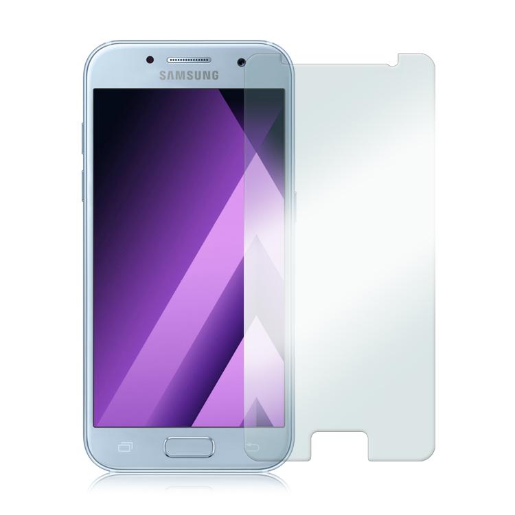 Kính cường lực trong suốt Samsung Galaxy A3 2017 / A320 (Kèm miếng lau)