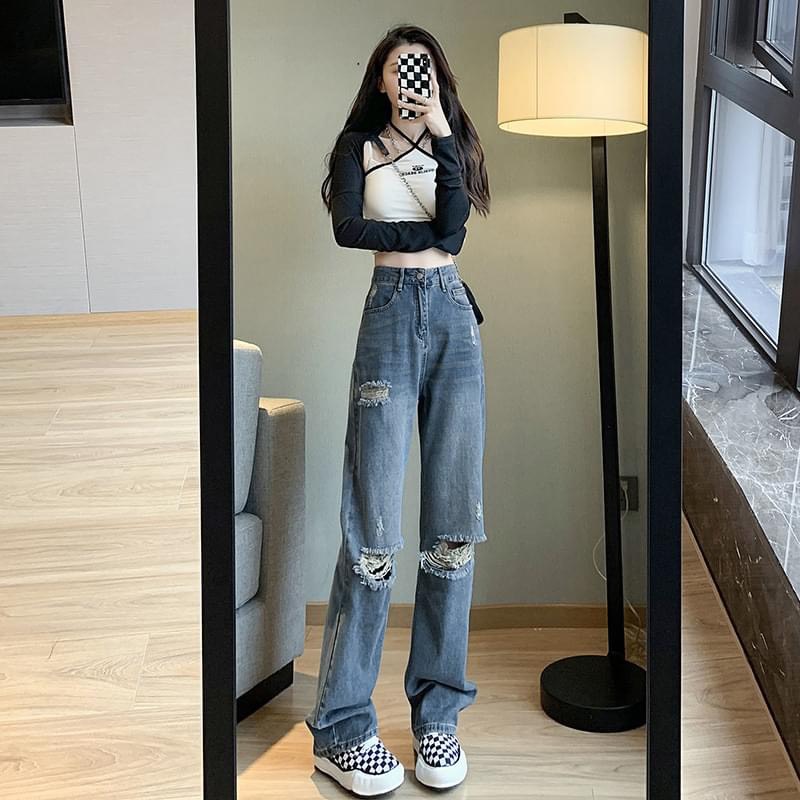 [MUA 1 TẶNG 1 KHẨU TRANG ❤️] QUẦN ỐNG RỘNG NỮ ĐẸP QUẦN SUÔNG NỮ LƯNG CAO QUẦN JEANS NỮ GIÁ RẺ 19K