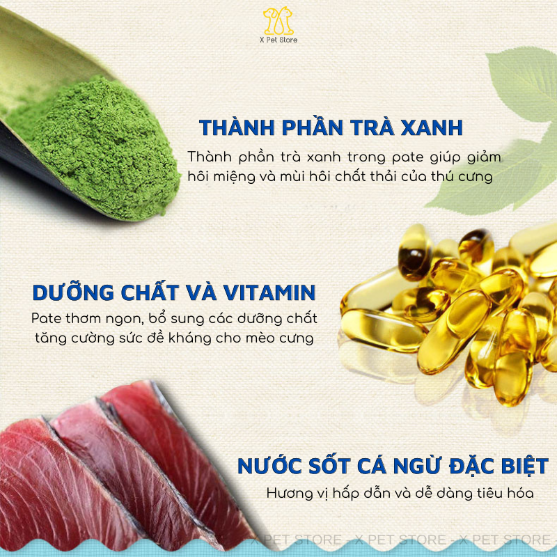 Pate Mèo, Pate Ciao 60g, Nhiều Vị