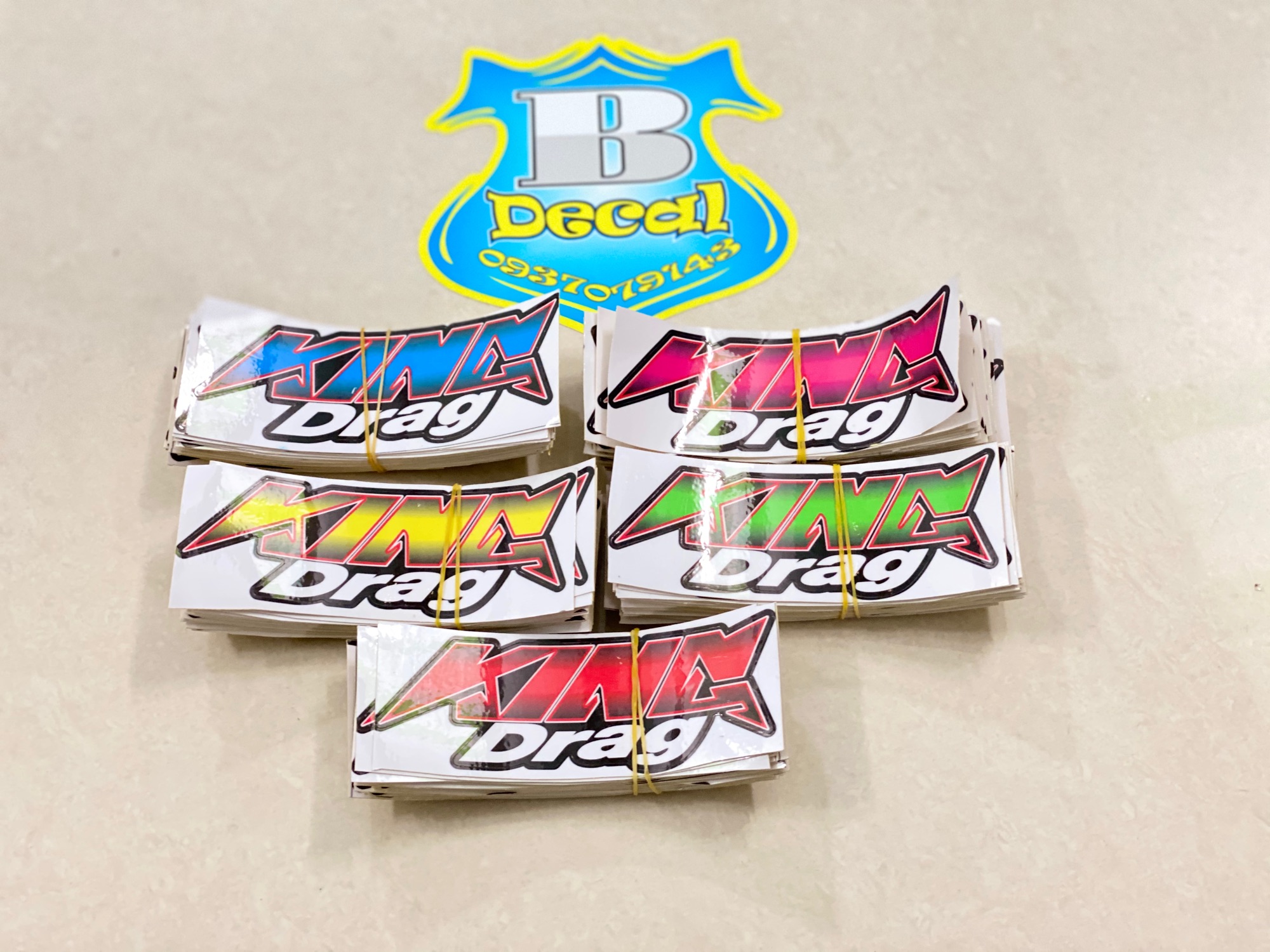 Combo 2Tem King Drag dán đầu xe