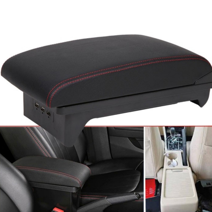 Hộp tỳ tay dùng cho xe ô tô, xe hơi Mitsubishi Xpander cao cấp tích hợp 3 cổng USB đa dụng. dễ dàng lắp đặt