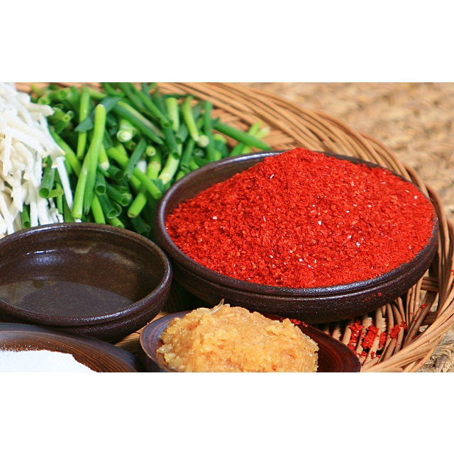Ớt bột Hàn Quốc vảy, mịn 500g