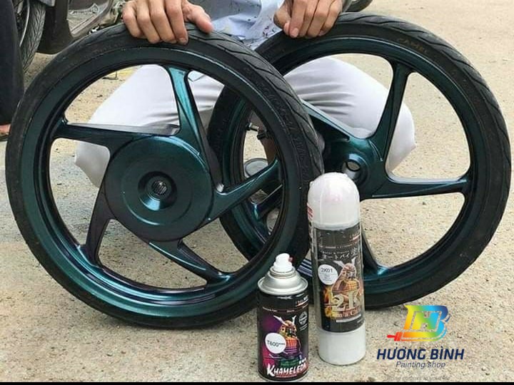 Sơn xịt Samurai màu 3D Khameleon - T600 (cần sử dụng với nền màu Đen Mờ mới lên được hiệu ứng 3D)