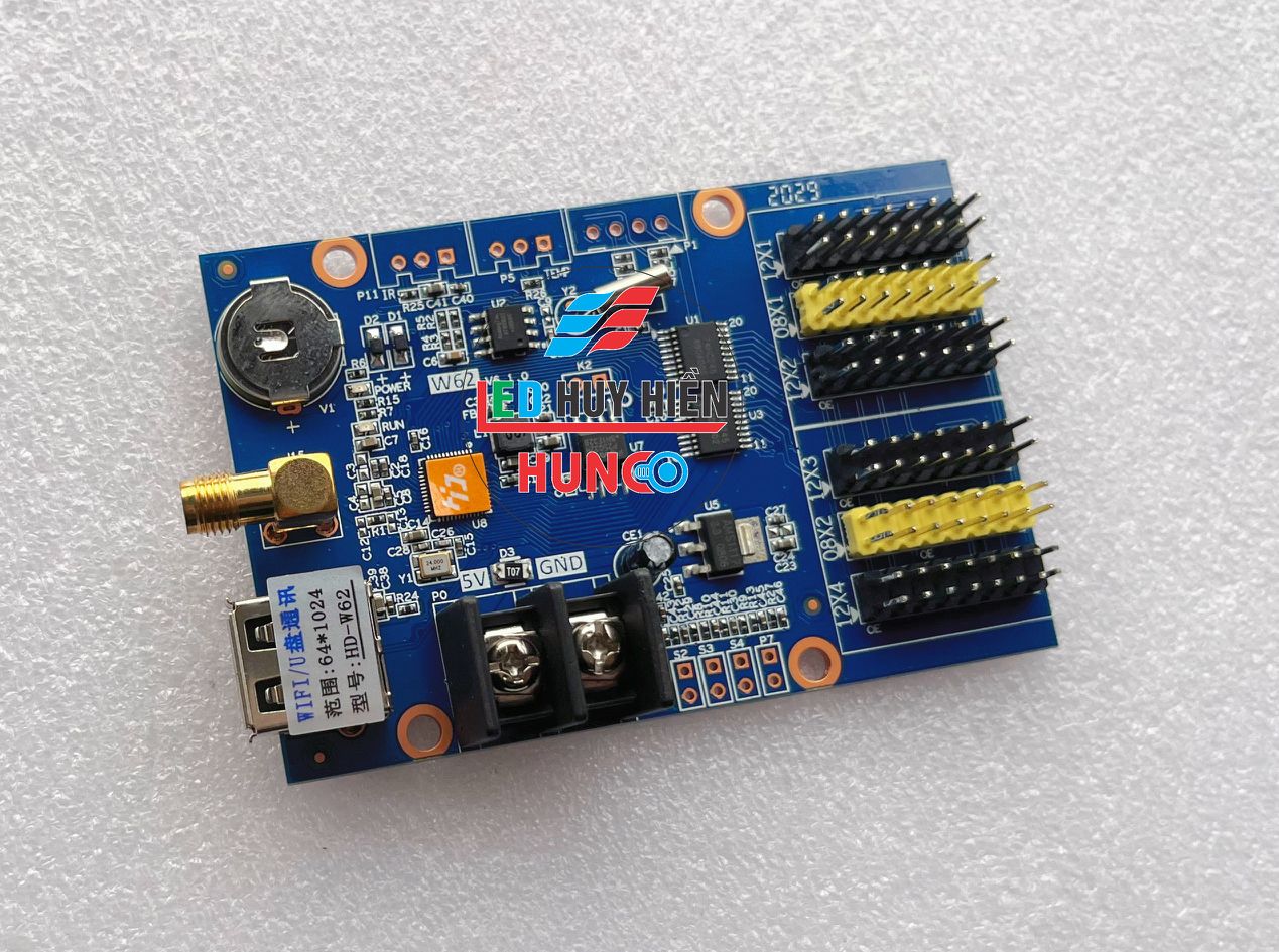 Card HD W62 (WIFI & USB) Module led 1 màu, 3 màu