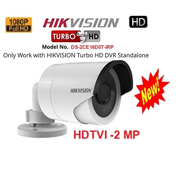[HCM]CAMERA 2MP HIKVISION DS-2CE16D0T-IRP+ NGUỒN 12V