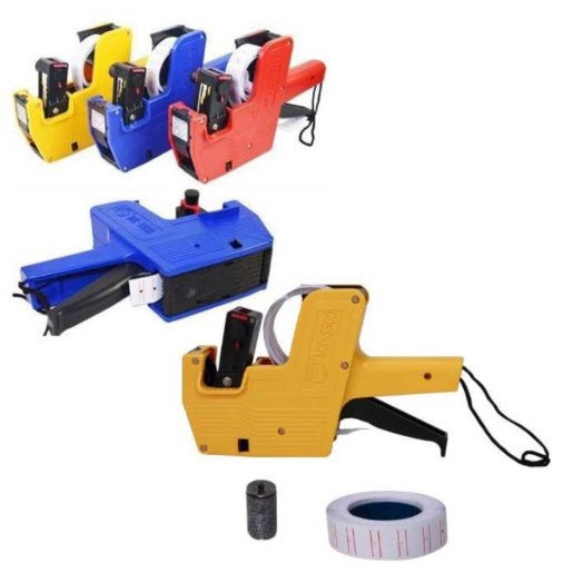 Máy bắn giá tiền không nắp - máy bấm giá tiền mx-5500 tặng kèm 1 lọ mực dự phòng + 1 cuộn dán giá 400 tem