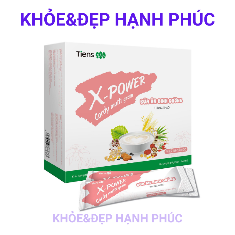 [ Mẫu mới - Bữa ăn Táo đỏ Thiên sư ] Cordy Multi Grain Bữa ăn dinh dưỡng Trùng thảo Vị Kỷ tử - Táo đỏ Thiên sư - 15 gói