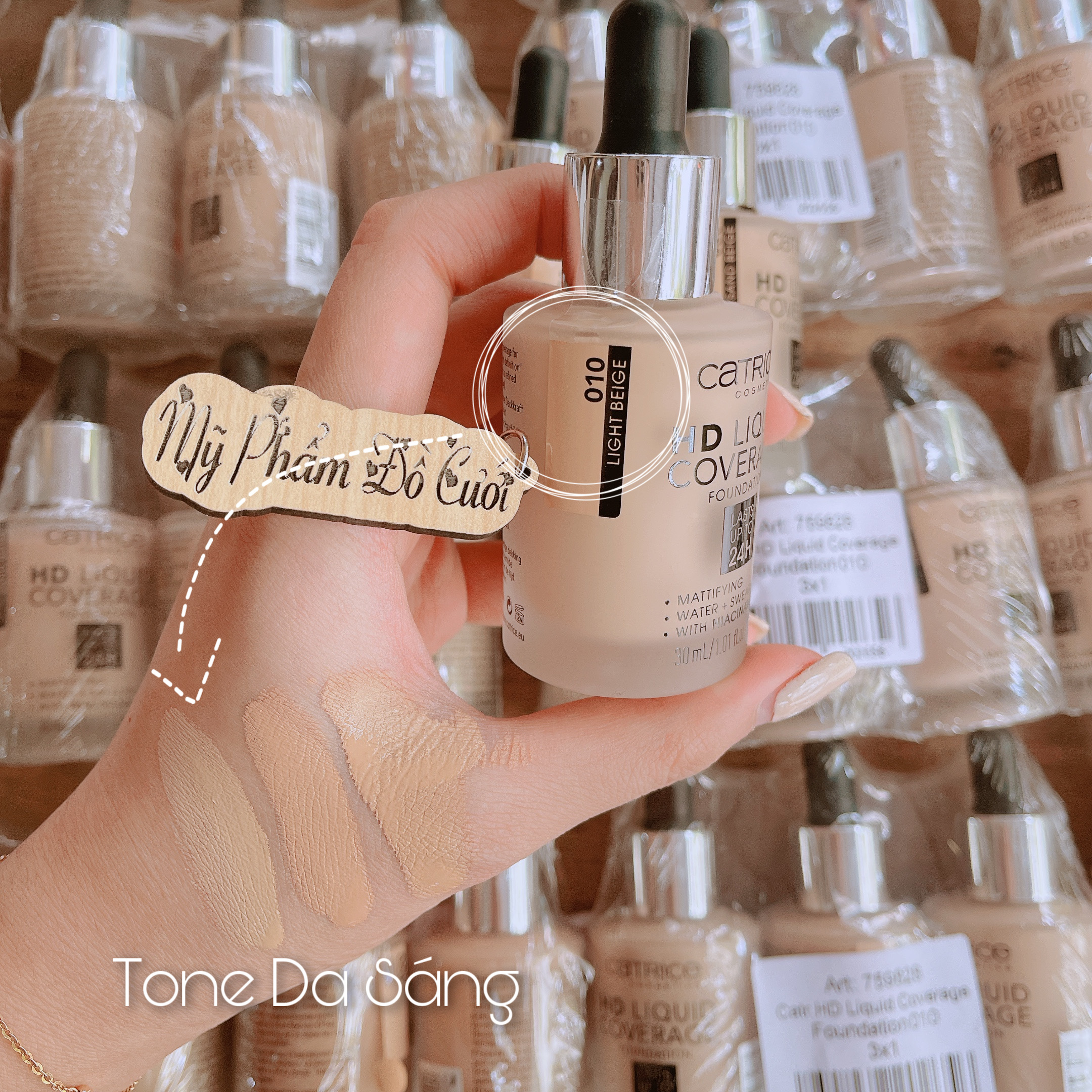 Kem Nền Catrice HD Liquid Coverage Foundation Đủ Tone 30ml [Chính Hãng]