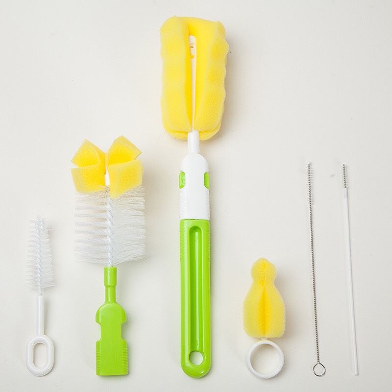 Bộ Cọ Rửa Bình Sữa Cao Cấp 6in1