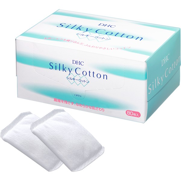 Bông tẩy trang DHC Silky Cotton 80pc
