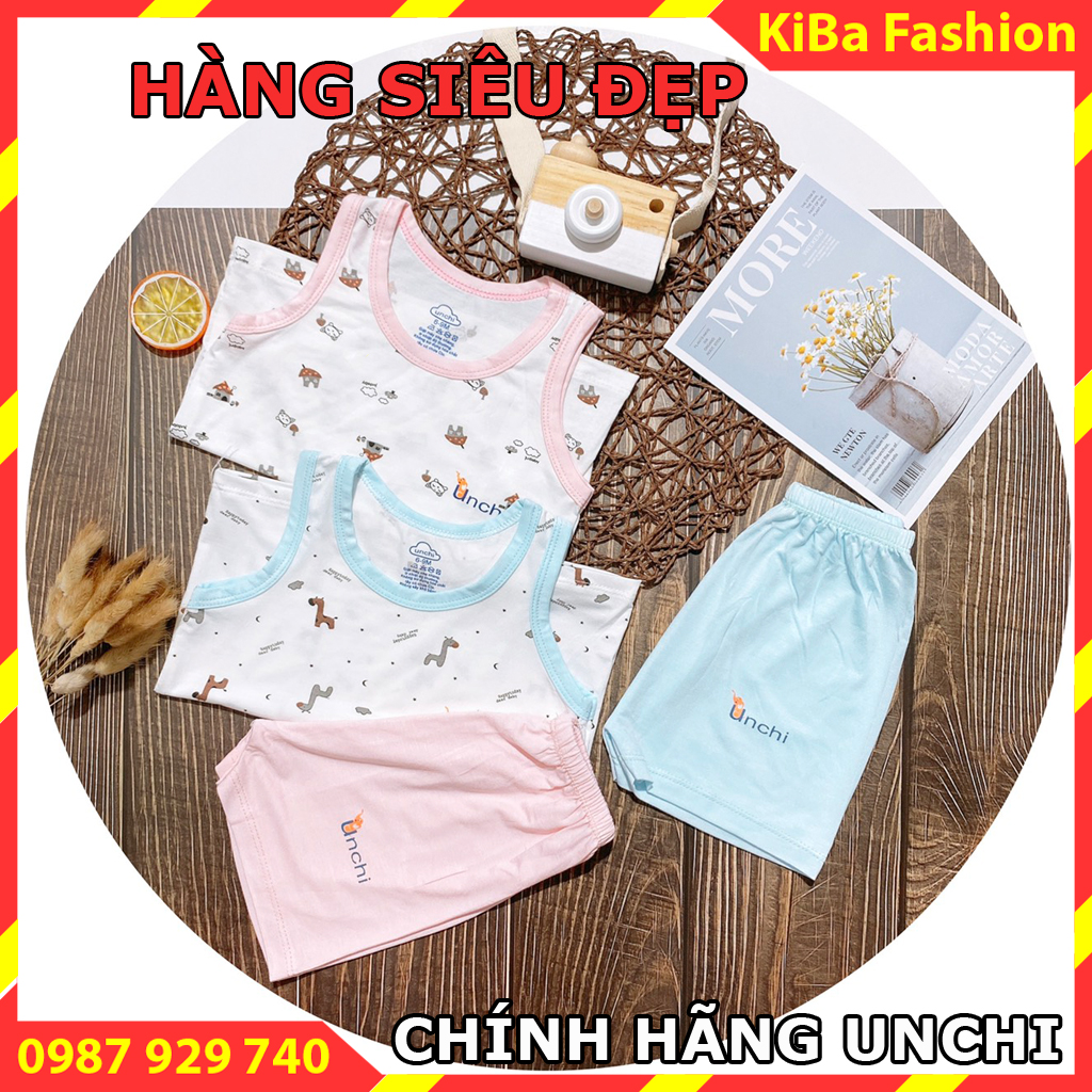 [ UNCHI CHÍNH HÃNG ] Bộ ba lỗ quần đùi chất cotton thun lạnh co giãn 4 chiều thấm hút mồ hôi siêu mềm mịn cho bé trai /gái 4-15kg - BBL- TK0340 / áo ba lỗ cho bé trai / áo ba lỗ cho bé gái / áo ba lỗ lưới cho bé trai / áo ba lỗ lưới / áo ba lỗ - Dự kiến g
