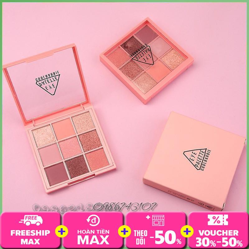 Bảng phấn mắt Coolbarbie Eye Palette tông cam đất cam đào