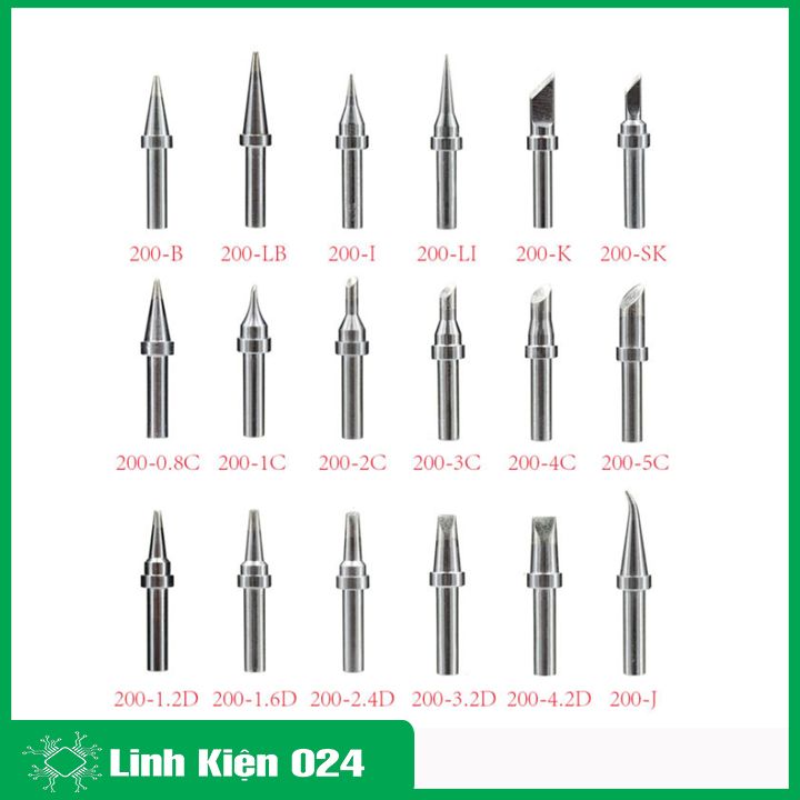 Mũi hàn 200 thay thế cho tay máy hàn Quick 203, Hunter 203