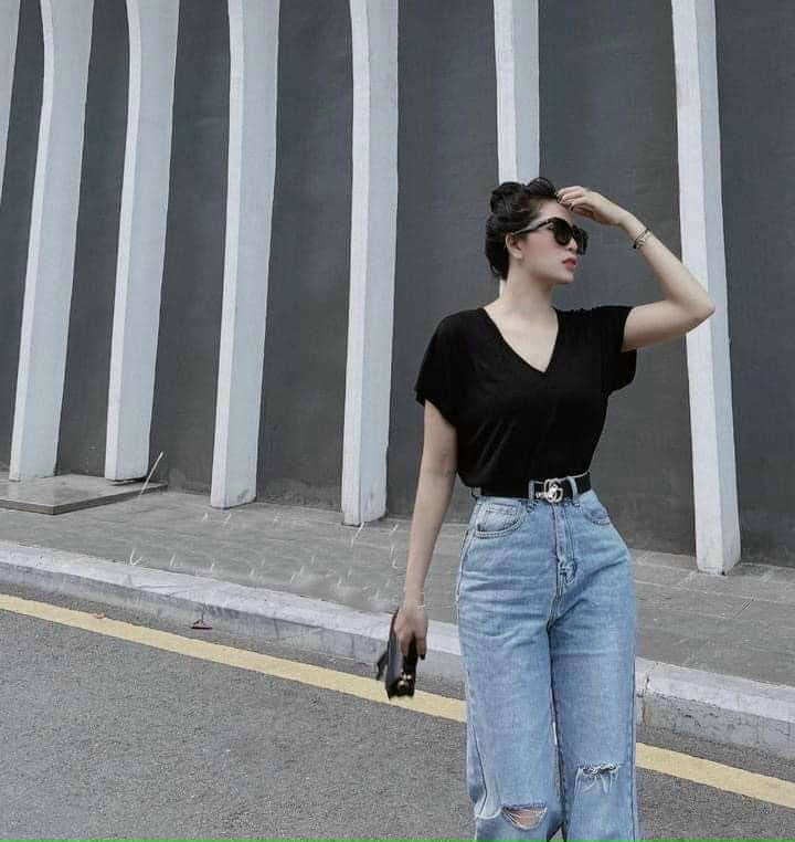 ÁO THUN GIẤY CỔ TIM SIÊU HOT