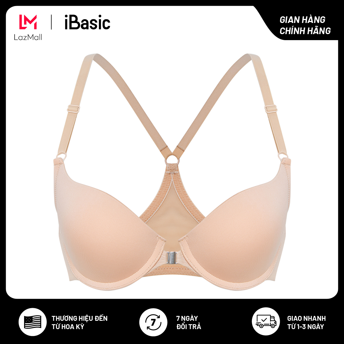 Áo ngực Tshirt mút vừa iBasic BRAY032