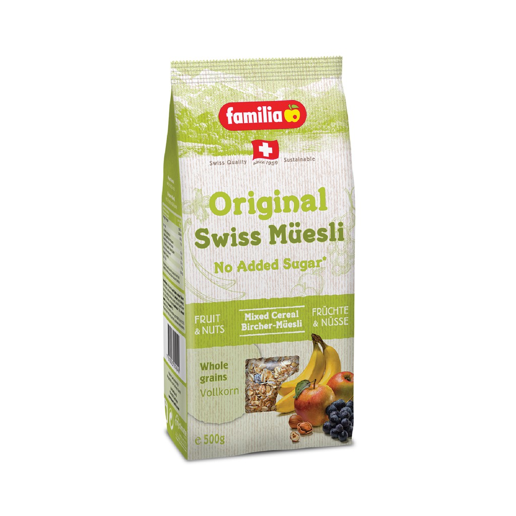 Ngũ cốc Familia trộn trái cây không đường 500g