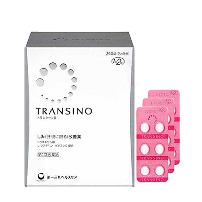 [ Lẻ 60 viên] Transino 240 viên Nhật Bản giúp trắng da hết nám tàn nhang, cân bằng nội tiết tố nữ nhập khẩu