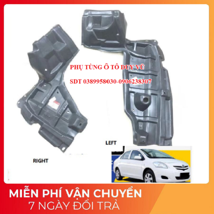 chắn bùn gầm máy toyota vios đời 2008-2013