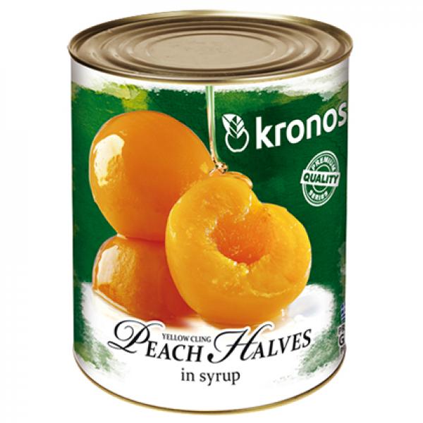 [HCM]Đào miếng ngâm KRONOS 820GR- Xuất xứ Hy Lạp