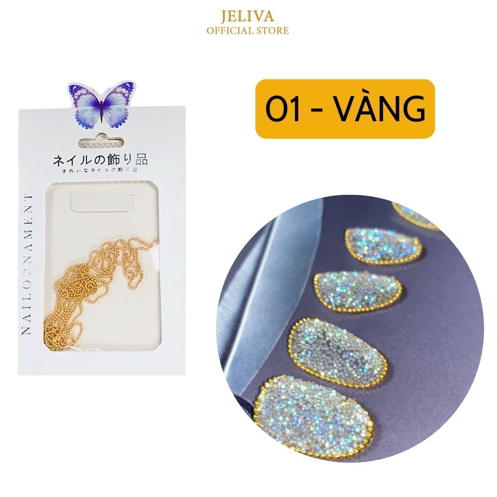 Dây bi nail tròn đính móng NGHI THẢO