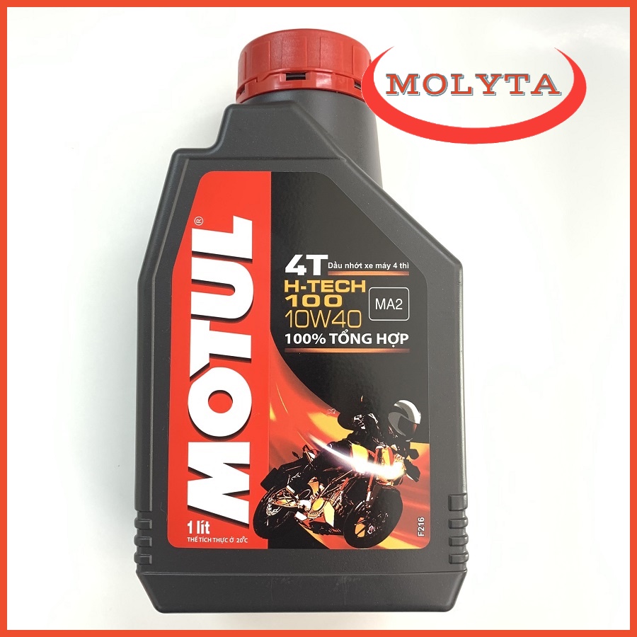 Nhớt Motul H Tech 100 4T 10W40 Bình 1Lít