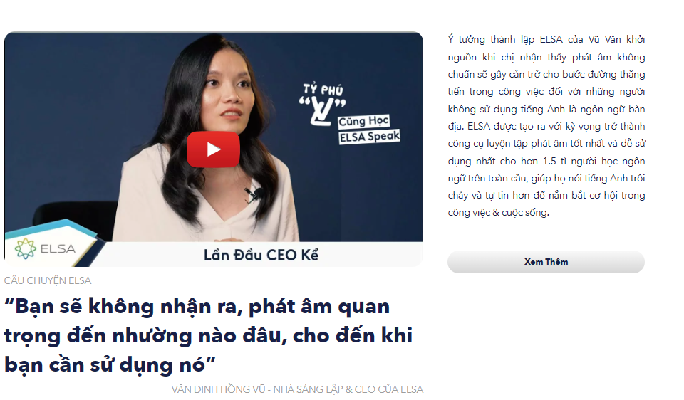 ELSA PRO Trọn đời -Tiếng anh online chất lượng cao