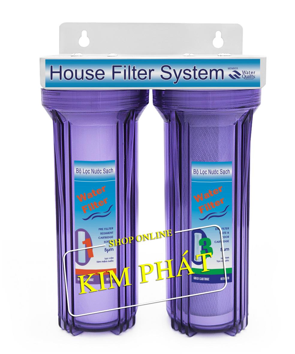 [HCM]Bộ lọc nước sinh hoạt 2 cấp -2T