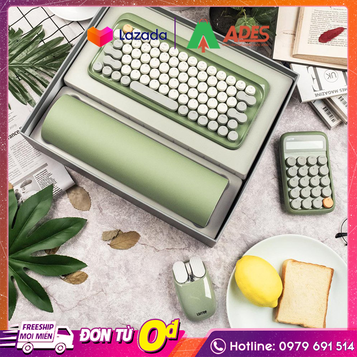 Bộ sưu tập Lofree Greenset Working - Bàn phím DOT Lofree/Máy tính Digit/Maus Mouse/Palmer chống mỏi