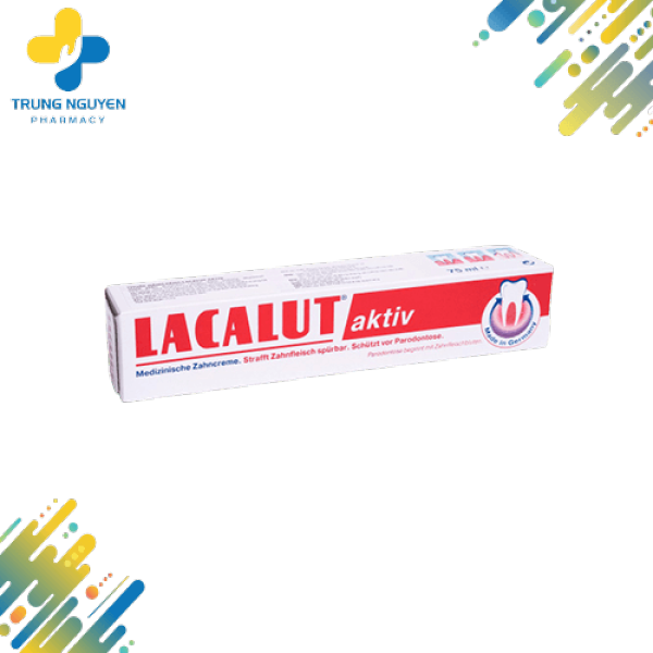 Kem đánh răng Lacalut Aktiv ngừa viêm nướu, chảy máu chân răng