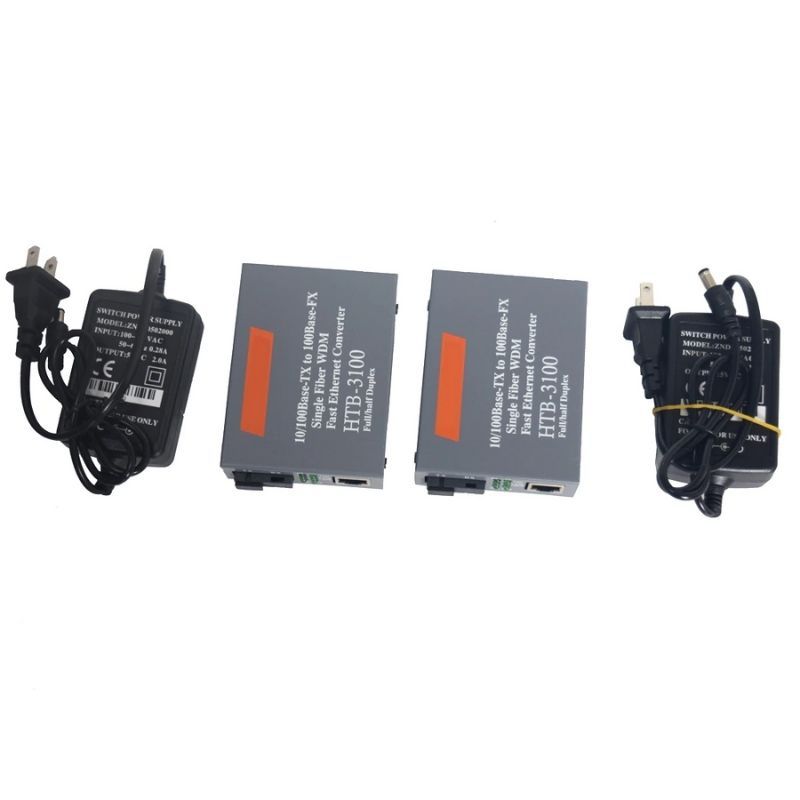 Bộ chuyển đổi quang điện Netlink 3100 AB - 1 cặp - Kèm 2 đầu FastConnect Converter quang