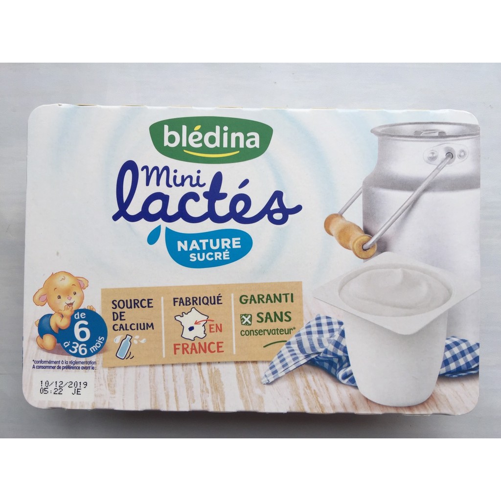 Sữa chua nguội Bledina của Pháp nhiều vị