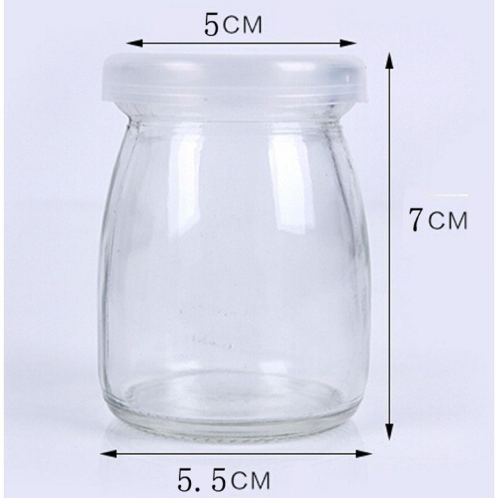 Bộ 12 hũ sữa chua trơn 100ml