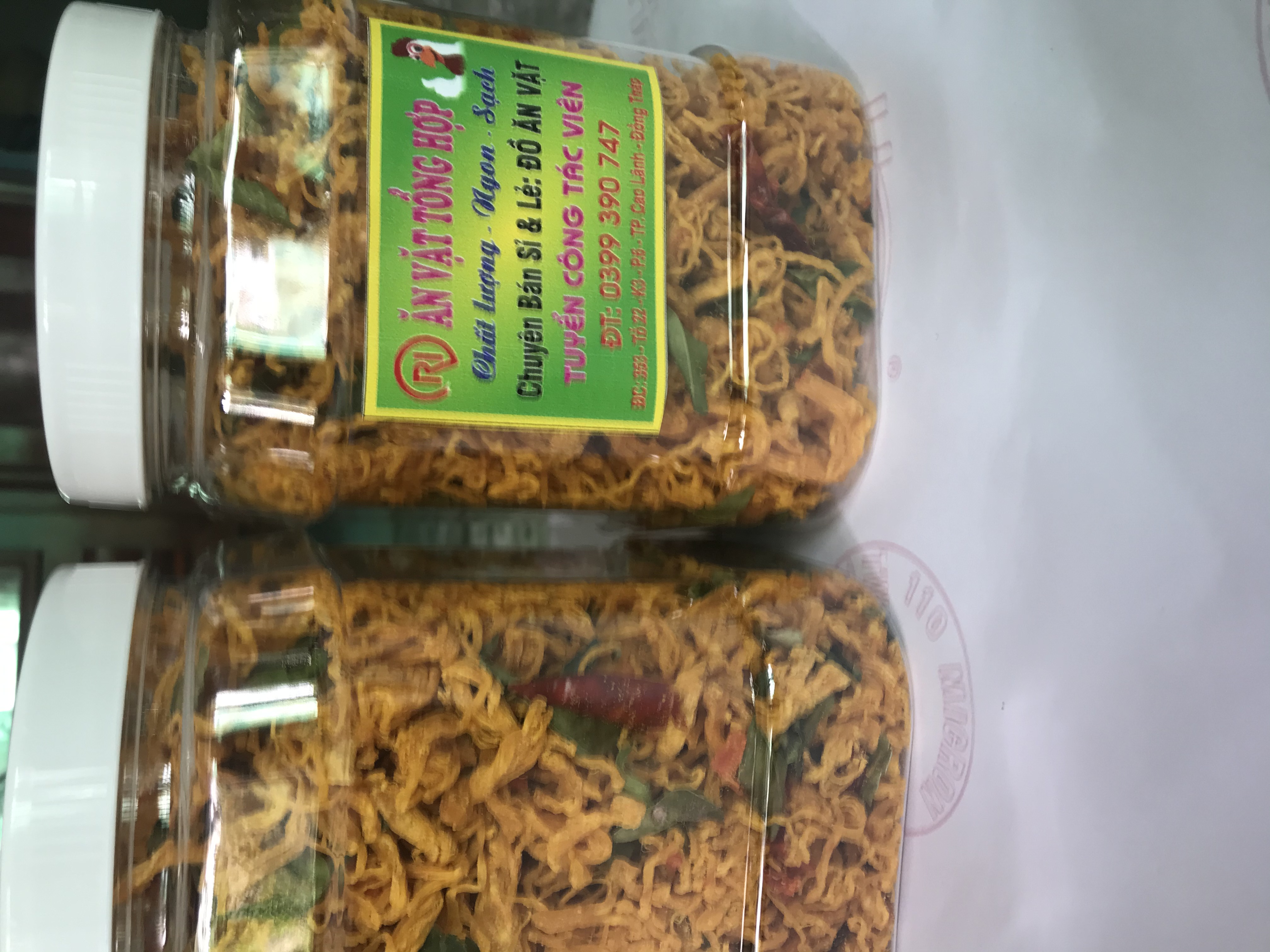 Khô gà lá chanh